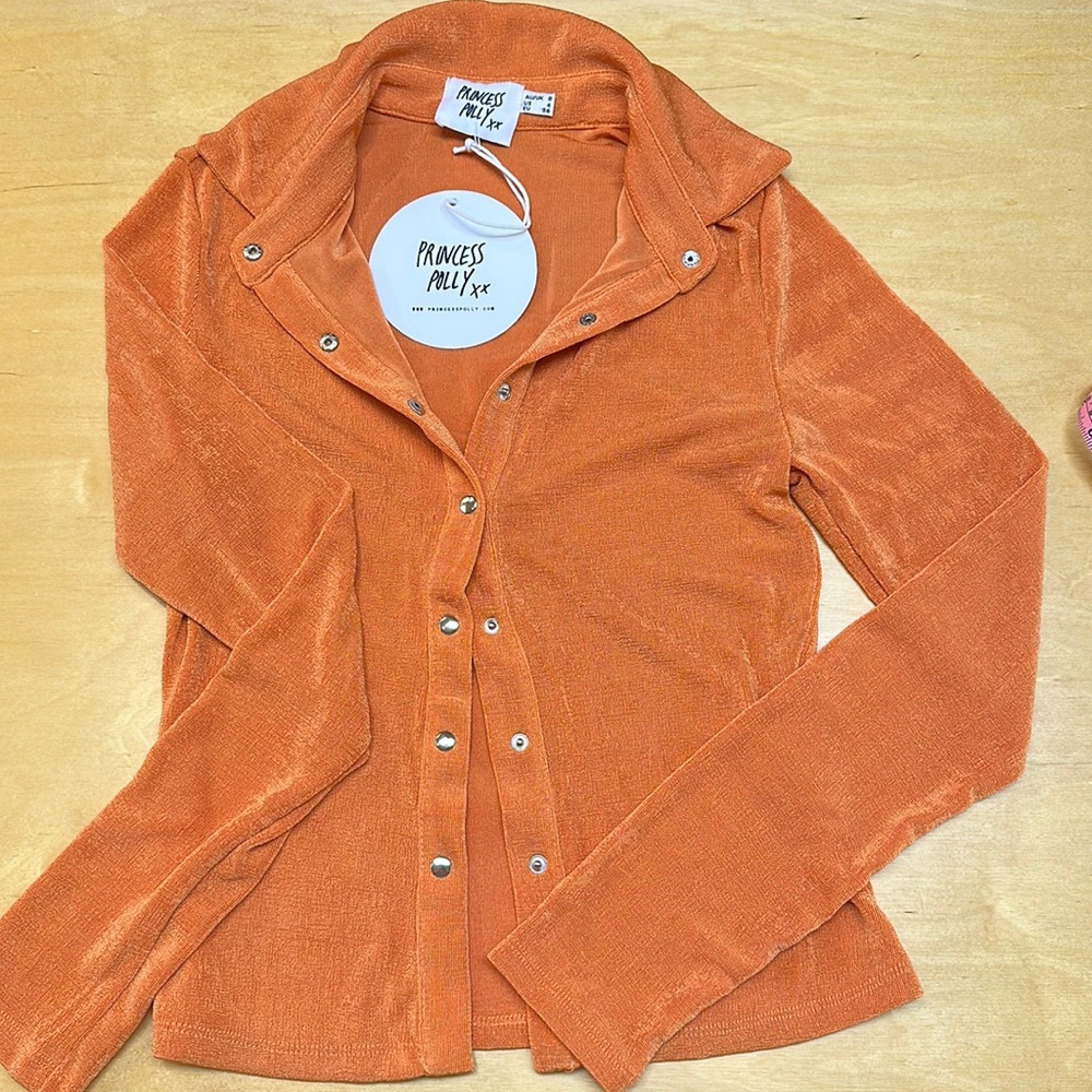 Princess Polly Elody long sleeve top, size 4